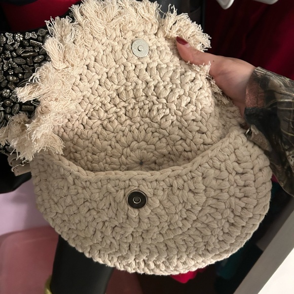 Free People Macrame Half Moon Bag - Picture 5 of 6